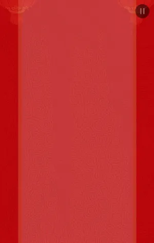 红色插画元宵节宣传祝福模板